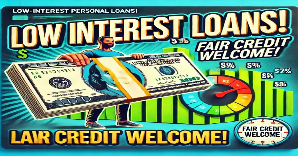 Low-Interest Personal Loans for Fair Credit